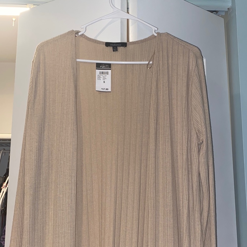 Long Cardigan with slit on side thigh